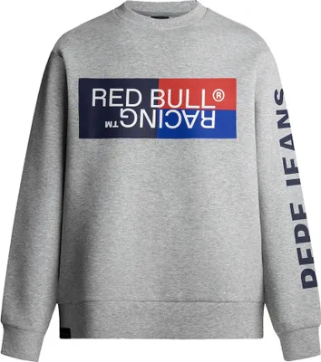 Image de Red Bull Racing Colour Block Graphic Crew Sweatshirt Grau L Mann Grau L