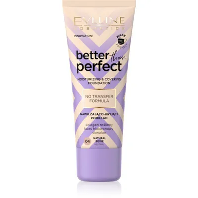 Image de Eveline Cosmetics Better Than Perfect – fond de teint, longue tenue, brillant, Teinte 04 natural beige