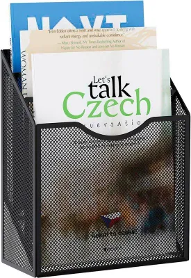 Produktbild von Famanu Briefablage 3 Fächer - A4 Dokumenten Organizer für den Schreibtisch - Schwarz