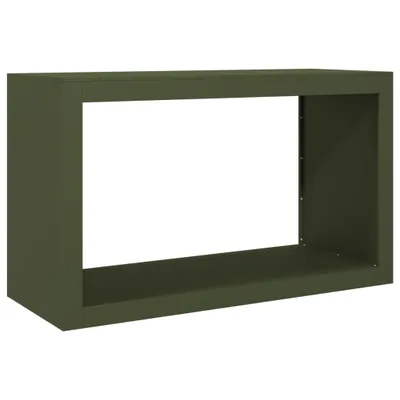 Produktbild von vidaXL Brennholzregal Grün 100x40x60 cm Stahl