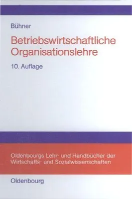 Produktbild von Betriebswirtschaftliche Organisationslehre