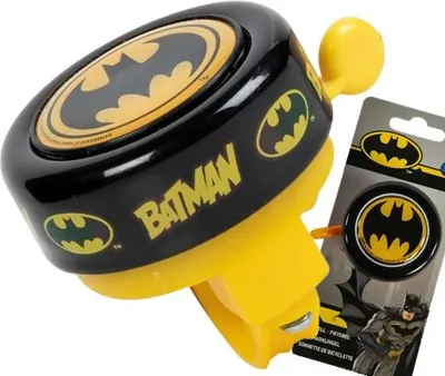 Produktbild von DISNEY BATMAN FAHRRADKLINGELBALL Batman Logo, Schwarz Gelb