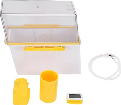 Produktbild von 3D-Druck-Filament-Trocknerbox mit Spulenhalter, Temperatur- und Feuchtigkeitsmesser, 1 kg versiegelter Aufbewahrungsbehälter