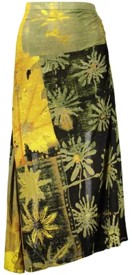 Obrázok produktu pre Dámska dlhá zelená sukňa DESIGUAL