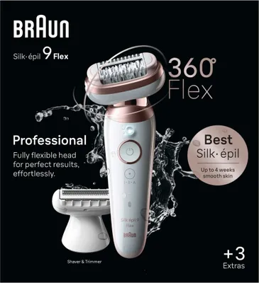 Zdjęcie produktu dla Depilator przewodowy Braun Silk épil 3 z nasadkami do depilacji dla kobiet