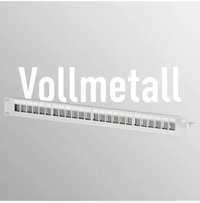 Produktbild von EFB Verteilerfeld Patchpanel 19 Zoll 1HE, 24-Port,