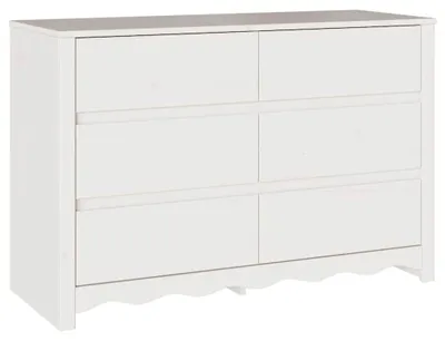 Immagine prodotto di Comodino - Cassettiera - Comò - Armadio contenitore - Cassettiera - 6 ampi cassetti - Legno naturale di alta qualità