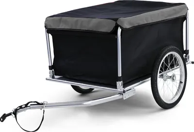 Produktbild von Fahrrad Anhänger / Transport Anhänger klappbar bis 65Kg Schwarz in