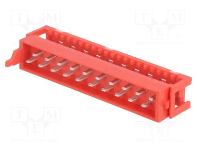Zdjęcie produktu dla 1 sztuka złącza dla kabla płaskiego 2-215083-0 - złącze, rastr 1,27 mm, 20 pinów, wtyk męski