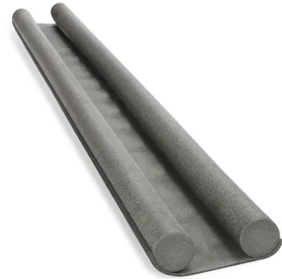 Produktbild von COM-FOUR® Zugluftstopper für die Tür - Türbodendichtung - Luftzugstopper mit Doppeldichtung - Schutz vor Luftzug und Lärm - 86 cm