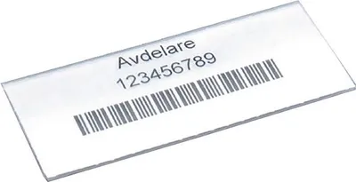 Produktbild von Etikett transp.f.Regalkasten 100 St./Btl.