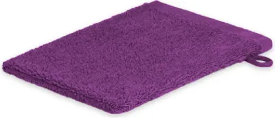 Produktbild von Waschhandschuh Frottier 500 g/m² 15 x 21 cm Lila