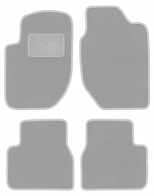 Productafbeelding van Velours automatten voor Land Rover Freelander I 1996-2006 (SUV) – 4-delig, grijs, op maat – Wielganizator OSLO