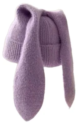 Produktbild von Omgoods - Gestrickte Mütze mit Hasenohren für Damen