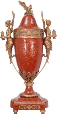 Image de Casa Padrino Vase de luxe en porcelaine baroque avec couvercle - Edition limitée