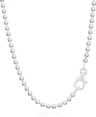 Produktbild von 925 Sterlingsilber Kugel Kette Für Anhänger Silberkette 45cm 2,50mm 7,6g 2492