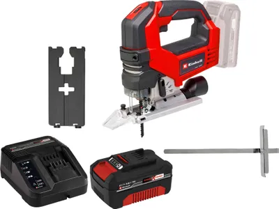 Obrázok produktu pre Akumulátorová priamočiara píla EINHELL PROFESSIONAL TP-JS 18/135 Li BL Kit (1x 4,0 Ah)