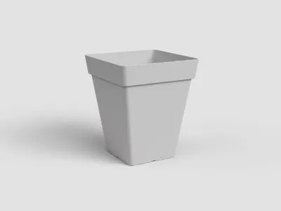Produktbild von Artevasi Capri Square High Pot, Grau, 30 l, 300 mm, 300 mm, 495 mm, 4 Stück(e)