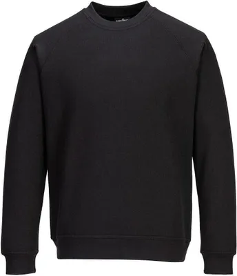 Produktbild von Portwest - Sweatshirt für Damen Raglanärmel PW115 (L) (Schwarz)