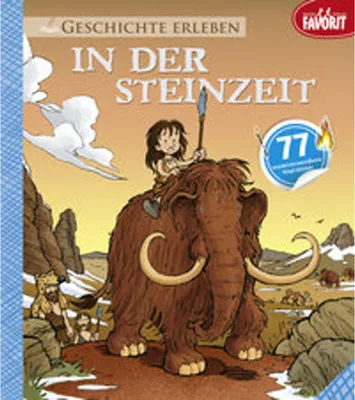 Obrázek produktu pro Stickerbuch zum Lernen über die Steinzeit mit 77 wiederverwendbaren Vinyl-Stickern und Höhlenbewohner Lasco