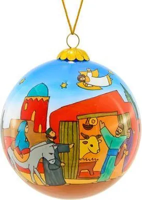 Image de Boule de Noël "Recherche d'auberge