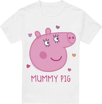 Obrázek produktu pro Prasátko Peppa - pánské tričko TV5153 (L) (Bílá)