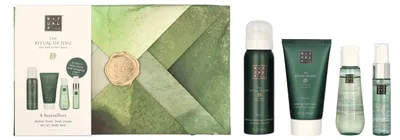 Produktbild von Foaming Shower Gel 50ml/Body Cream 70ml/Sleep Pillow & Body Mist 20ml/Dry Oil 50ml Rituals Jing Set