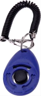 Produktbild von CHPN - Clicker - Hundetrainer - Hundetraining - Tierfreundliches Hundetraining - Clicker - Blau - Universal