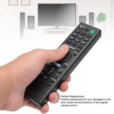Produktbild von Fernbedienung für Soundbar - Ersatzfernbedienung für HT A5000 - Ersatz für RMT AH510U Fernbedienung.