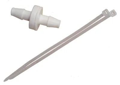 Produktbild von Rückschlagventil 6 mm 1/4'' für Kondensatleitung mit Kabelbindern