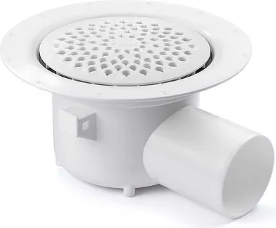 Zdjęcie produktu dla Odpływ Oden 75 mm PURUS wpust podłogowy kratka ściekowa do wykładzin PCV