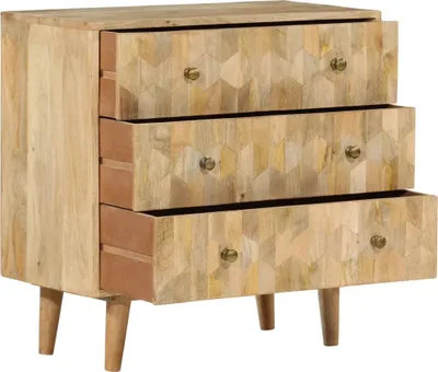 Immagine prodotto di Cassettiera 70x35x70 cm in Legno Massello di Mango
