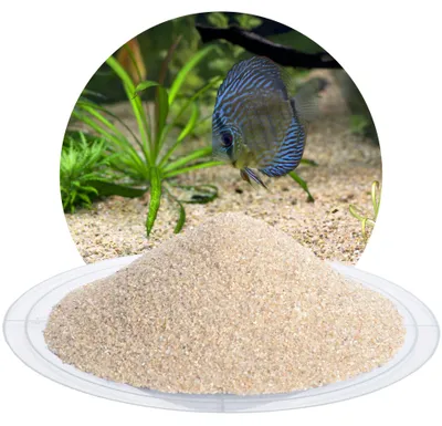 Produktbild von Schicker Mineral-Aquariumsand beige 25 kg-0,5-1,0mm