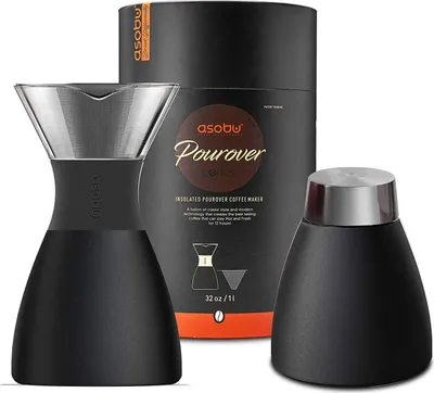 Produktbild von Asobu Pour Over Kaffeezubereiter 1 Liter schwarz