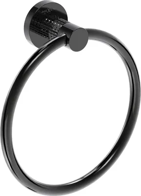 Obrázek produktu pro Mexen Triv věšák na ručník, černý chrom - 70A33031-73