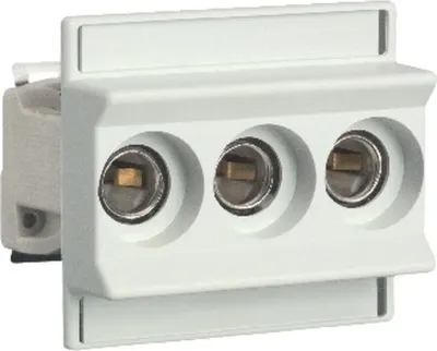 Produktbild von Sicherungssockel 46317L 3-polig 16A E14 D 01