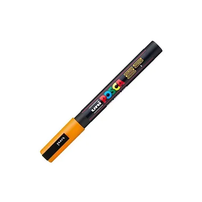 Produktbild von Uni-Ball uni POSCA PC-3M, Schwarz, Orange