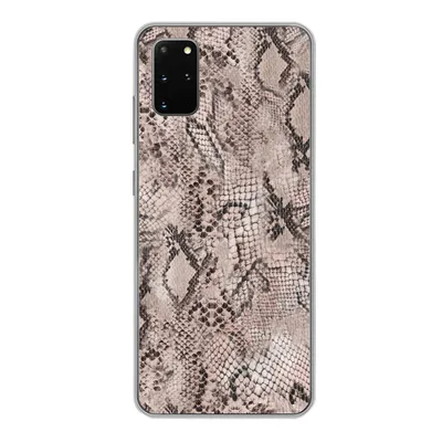 Produktbild von MuchoWow® Handyhülle Schutzhülle Hülle für Samsung Galaxy S20 Plus Tiermuster - Grau - Schwarz Silikon Softcase Handy Hülle - Hartschale