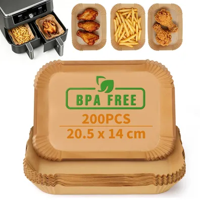 Obrázok produktu pre Papier na pečenie do fritézy, 20,5 x 14 cm, 200 kusov, na pečenie