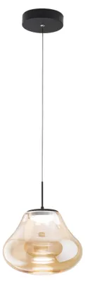 Obrázok produktu pre Závesné LED svietidlo Fabas Luce Deva 14 W, stmievateľné, s nastaviteľnou farbou svetla (jantárová), 3774-40-125