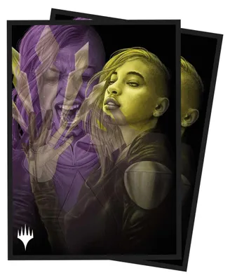 Produktbild von Ultra Pro Magic The Gathering Alt Art Key Character Mythic 3 Standard Duskmourn Kartenhüllen 100 Einheiten Lila  Lila One Size