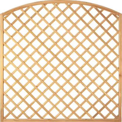 Produktbild von Zaun Hauptelement Bogen-Rankzaun 180 x 180/160 cm druckimprägniert