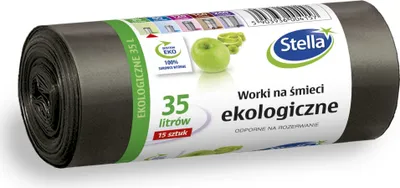 Obrázok produktu pre Vrecia na odpad 35 L vrecia na odpadky vrecia na odpadky ekologické 15 kusov