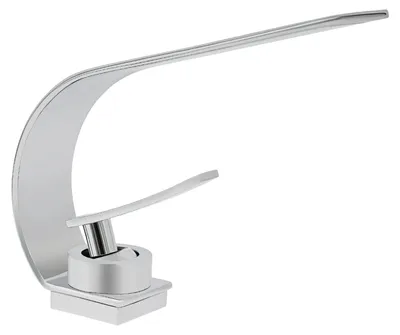 Imagen del producto de Grifo para lavabo, diseño moderno, fácil instalación, color plateado