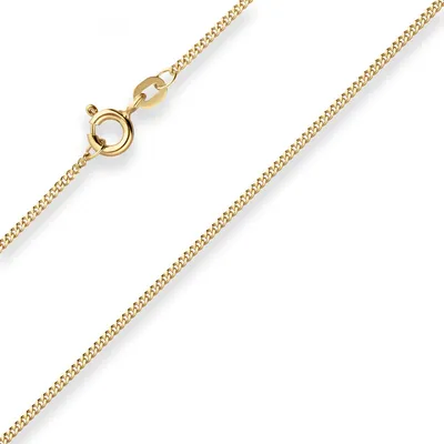 Produktbild von 1,2mm Panzerkette Goldkette Collier Halskette aus 585 Gold Gelbgold 40cm
