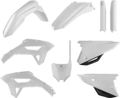 Produktbild von POLISPORT Plastic Kit - White (21-22) passend für Honda CRF450RX