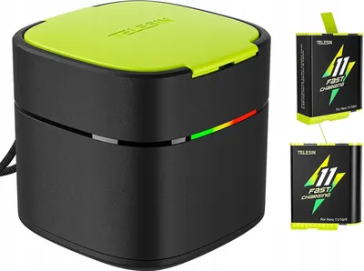 Zdjęcie produktu dla TELESIN Fast charge box +2 battery for GoPro Hero 9/10/11 GP-FCK-B11