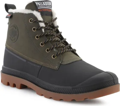 Image de Palladium Dames Haute Sneaker Pampa Duck WL WP+ 79547-325-M noir
