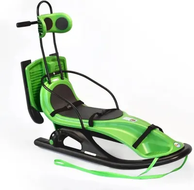 Obrázok produktu pre Zelené sane Snow Comfort - vozidlo na sneh pre osoby so zdravotným postihnutím