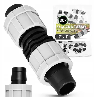 Produktbild von TRCR 30x T x T Verbinder für Tropfbewässerungsband Garten Bewässerung